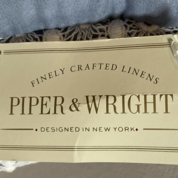 Piper & Wright Ansonia Indigo 16” Pillow NWT - Picture 2 of 4